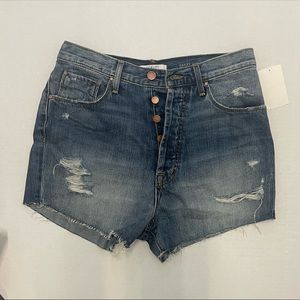 Fidelity Denim Harley Max High Relaxed Jean Shorts - Size 28 - NWT